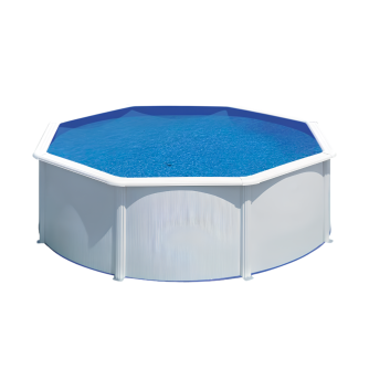 Piscine Gre acier ronde Fidji - Ø 320 x H 122 cm (Filtre à sable)