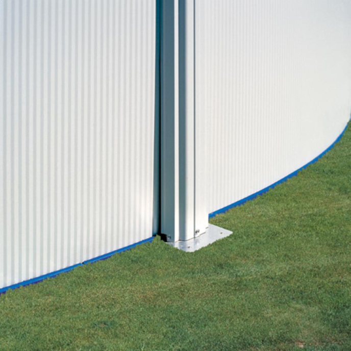 Piscine Gre acier ronde Fidji - Ø 260 x 122 cm (Filtre à sable)