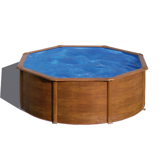 Piscine Gre acier ronde Sicilia Ø 320 x H 122 cm (Filtre à cartouche)