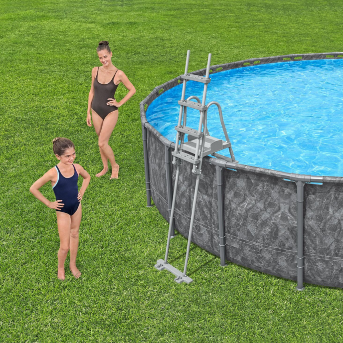 Piscine Bestway tubulaire ronde APX 365 - Ø 549 x H 132 cm (Filtre à sable)