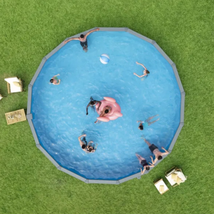 Piscine Bestway acier Hydrium - Ø 763 x H 132 cm (Filtre à sable)