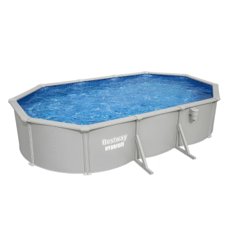 Piscine Hors Sol Acier Ovale Hydrium Bestway - 617 x 533 x H 122 cm