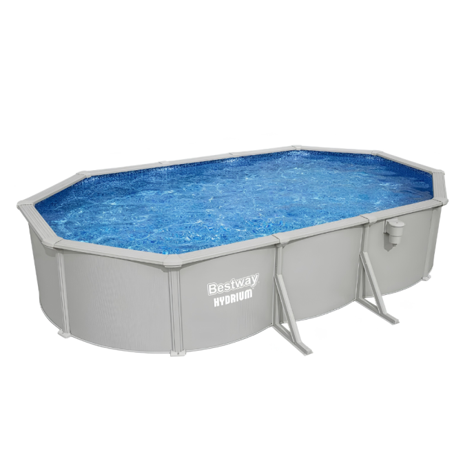 Piscine Bestway acier Hydrium - 617 x 533 x H 122 cm (Filtre à sable)