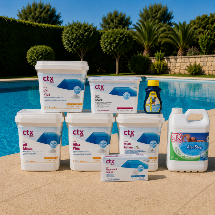 Pack traitement piscine 3 mois - Filtre à sable