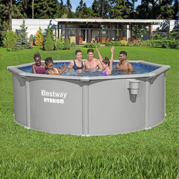 Piscine Bestway acier Hydrium - Ø 333 x H 120 cm (Filtre à sable)