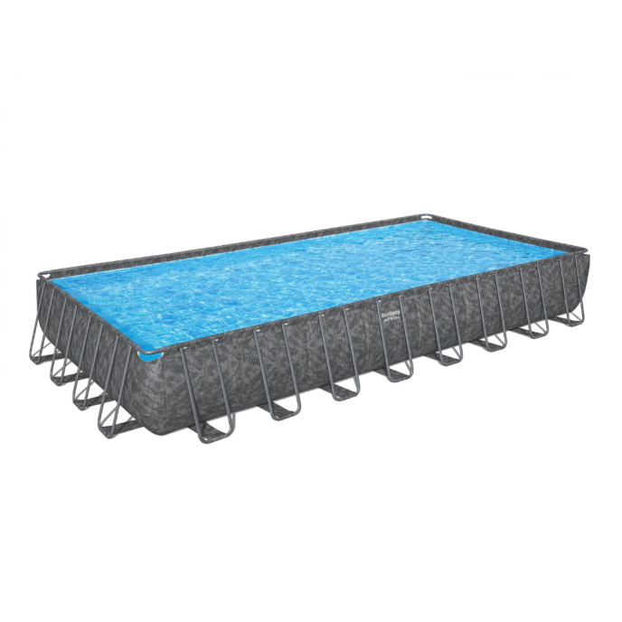 Piscine Bestway tubulaire rectangulaire APX 365 - 956 x 488 x 132 cm (Filtre à sable)