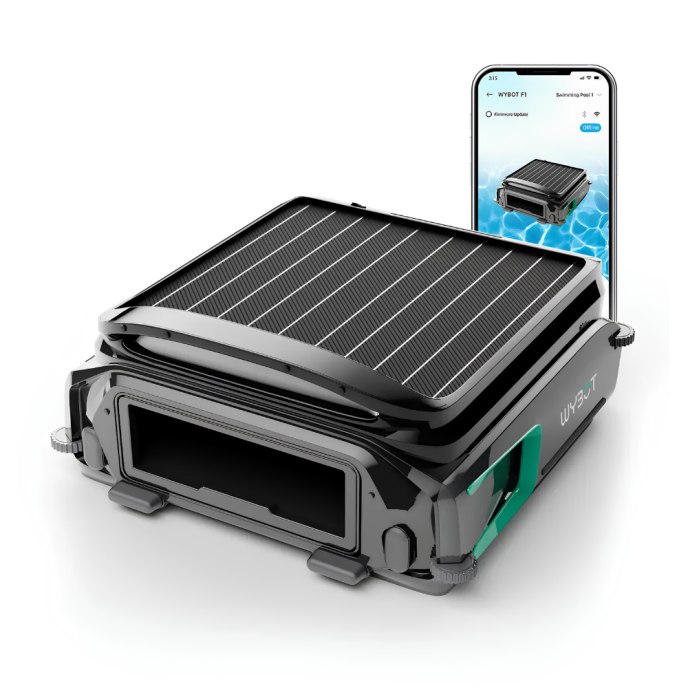 Skimmer flottant connecté Wybot F1 avec recharge solaire
