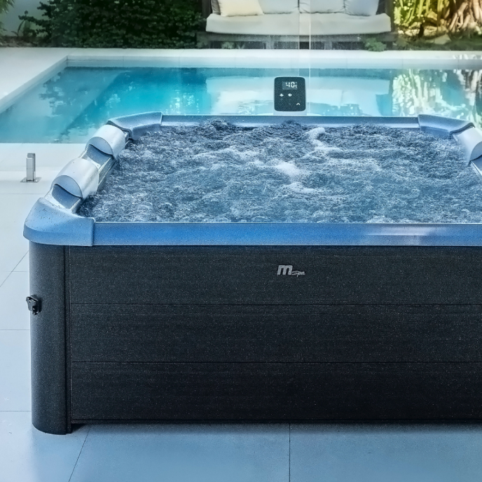 Spa rigide MSpa Sapphire carré (4 à 6 places) - Connecté