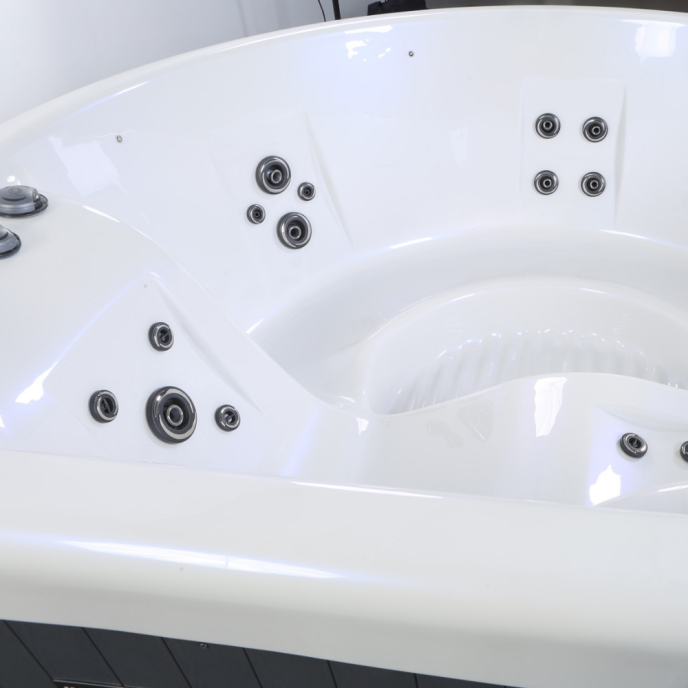Spa rigide Netspa Halfmoon rond (2 à 4 places)