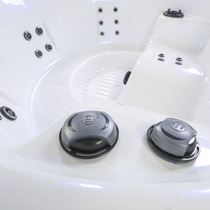 Spa rigide Netspa Halfmoon rond (2 à 4 places)