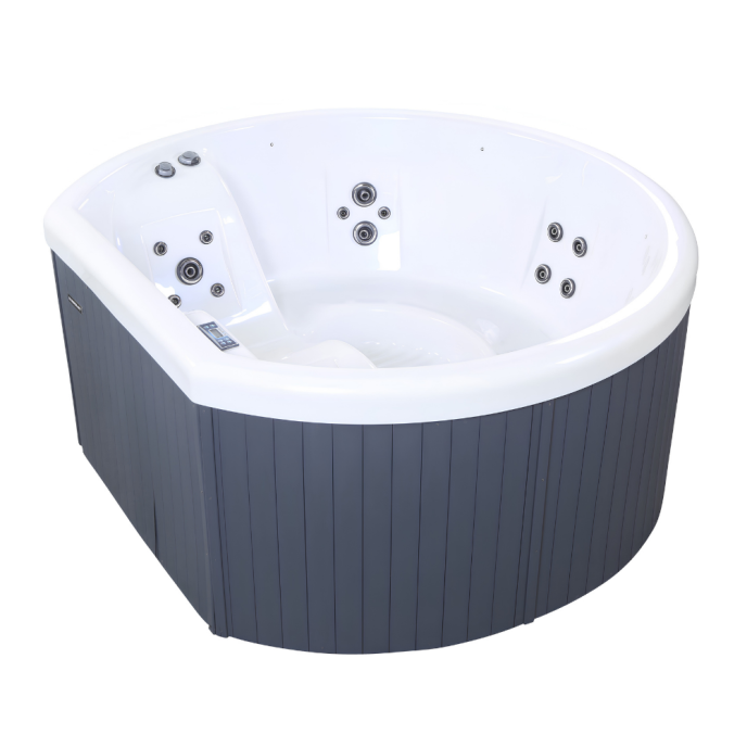 Spa rigide Netspa Halfmoon rond (2 à 4 places)