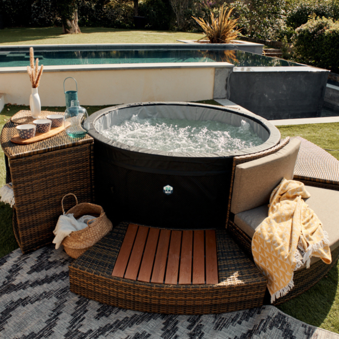Pack spa semi-rigide NetSpa Vita + mobilier (2 à 4 places)