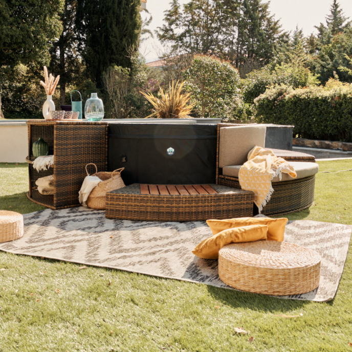 Pack spa semi-rigide NetSpa Vita + mobilier (2 à 4 places)