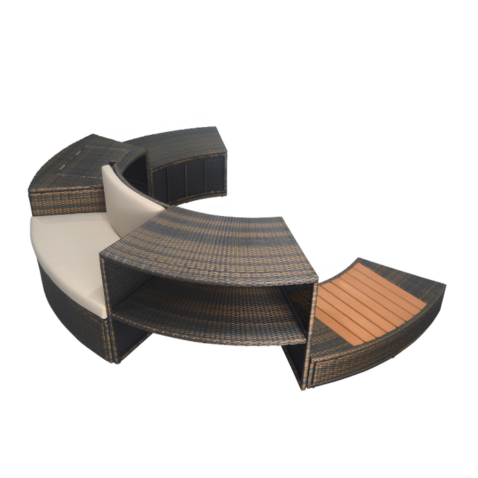 Pack spa semi-rigide NetSpa Vita + mobilier (2 à 4 places)