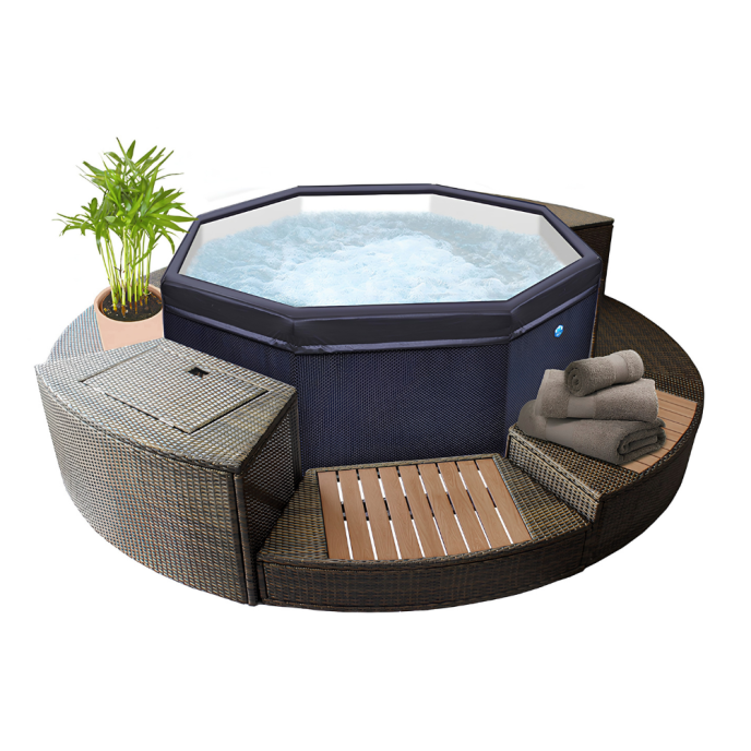 Pack spa semi-rigide Octopus + 5 mobiliers (4 à 6 places)