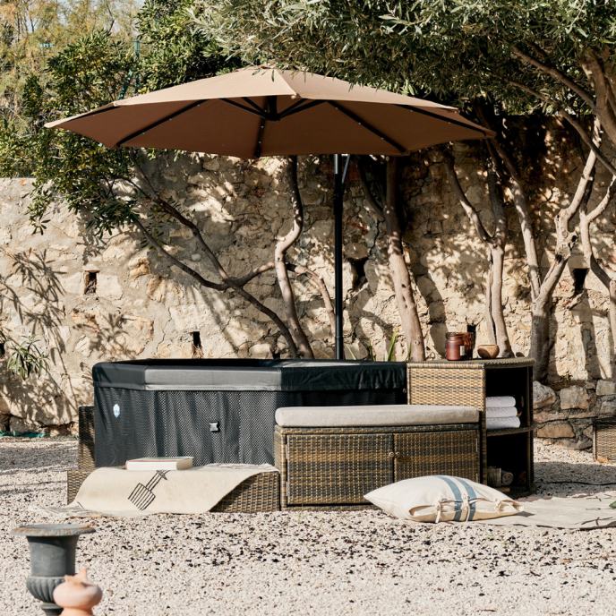 Pack spa semi-rigide Octopus + 5 mobiliers (4 à 6 places)