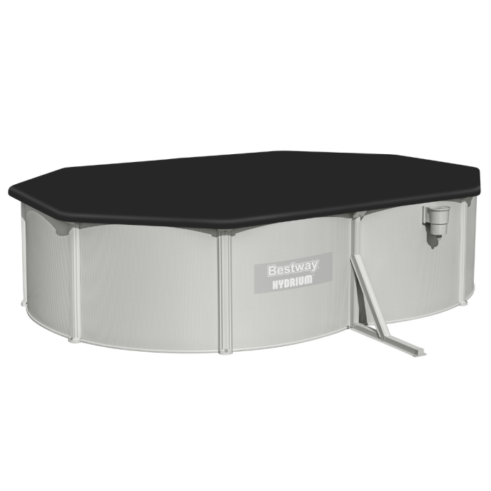 Piscine Bestway acier Hydrium - 507 x 533 x H 122 cm (Filtre à sable)