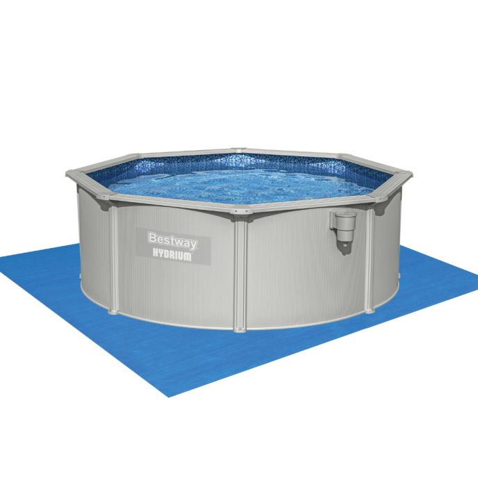 Piscine Bestway acier Hydrium - Ø 393 x H 122 cm (Filtre à sable)