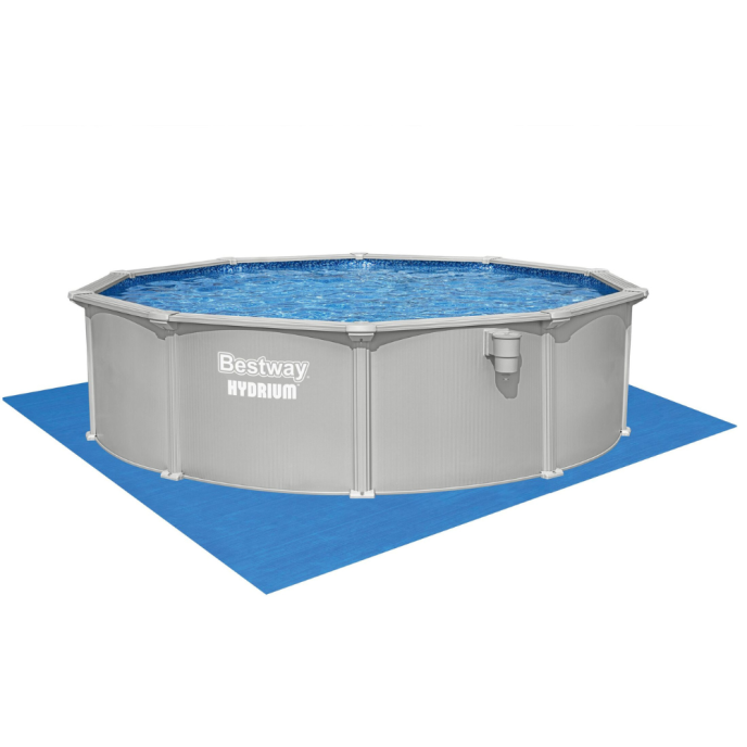 Piscine Bestway acier Hydrium - Ø 493 x H 122 cm (Filtre à sable)