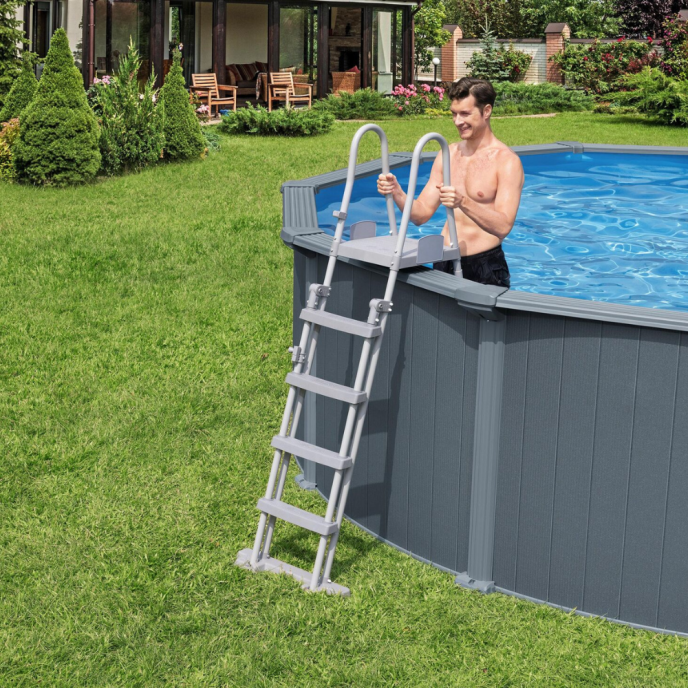 Piscine Bestway acier Hydrium - Ø 572 x H 132 cm (Filtre à sable)