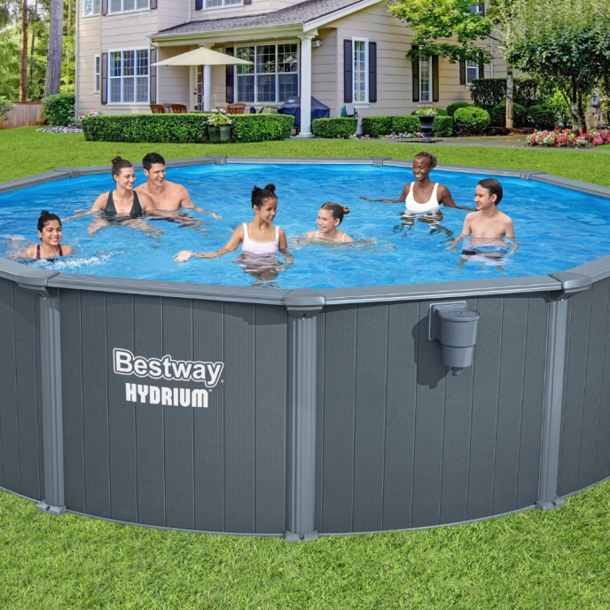Piscine Bestway acier Hydrium - Ø 523 x H 132 cm (Filtre à sable)