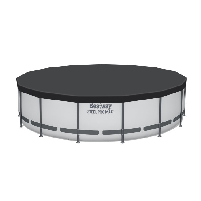 Piscine Bestway tubulaire ronde Steel Pro Max - Ø 457 x H 107 cm (Filtre à cartouche)