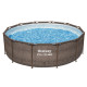 Piscine Bestway tubulaire ronde Steel Pro Max Rotin - Ø 366 x H 100 cm (Filtre à cartouche)
