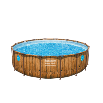 Piscine Bestway tubulaire ronde Steel Pro MAX Splashview - Ø 488 x H 122 cm (Filtre à cartouche)