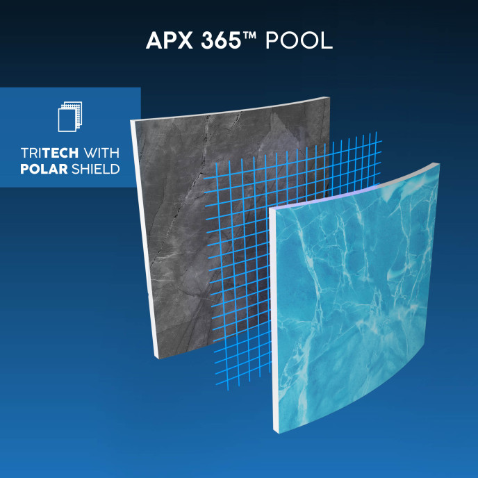 Piscine Bestway tubulaire ronde APX 365 - Ø 671 x H 132 cm (Filtre à sable)