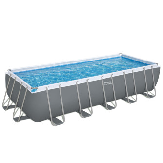Piscine Bestway tubulaire rectangulaire Steel Pro Max - 640 x 274 x H 132 cm (Filtre à sable)