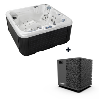 Pack spa rigide Celtic 1 + pompe à chaleur (3 à 5 places)