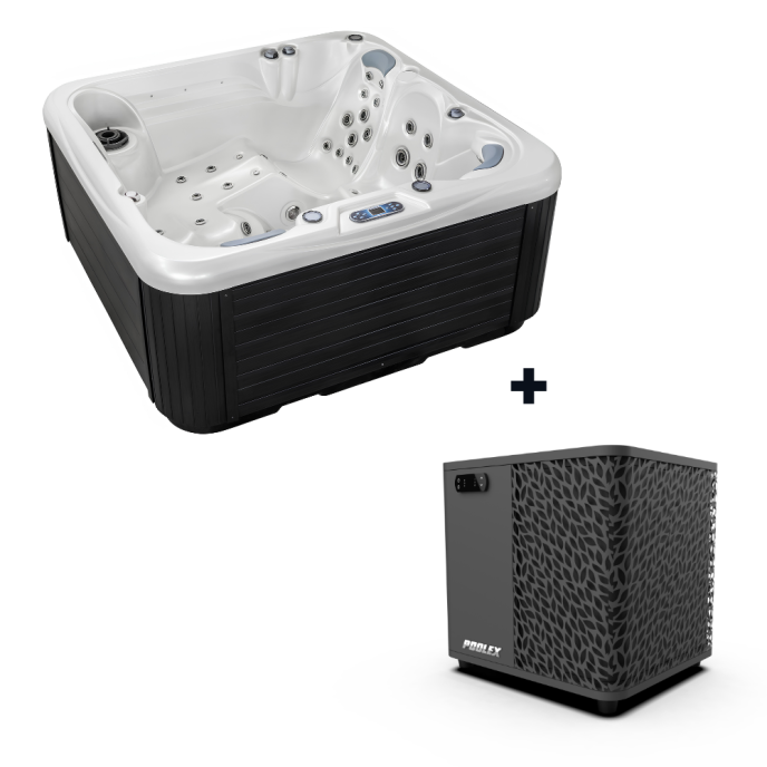Pack spa rigide Celtic 1 + pompe à chaleur (3 à 5 places)