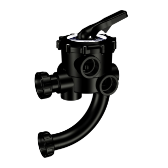 Vanne multivoies Astralpool Side CLASSIC 2" noire