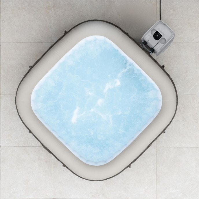 Spa gonflable Lay-Z-Spa Cabo carré (4 à 6 places) - Wifi