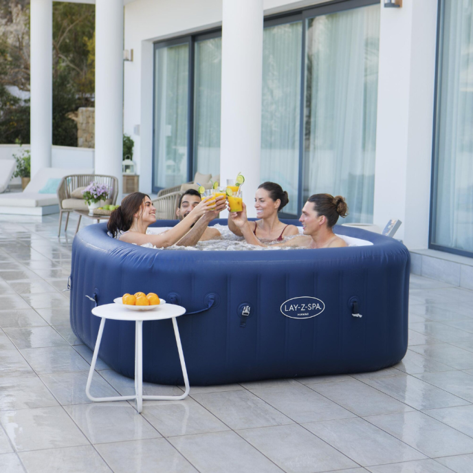 Spa gonflable Lay-Z-Spa Hawaii carré (4 à 6 places) - Wifi