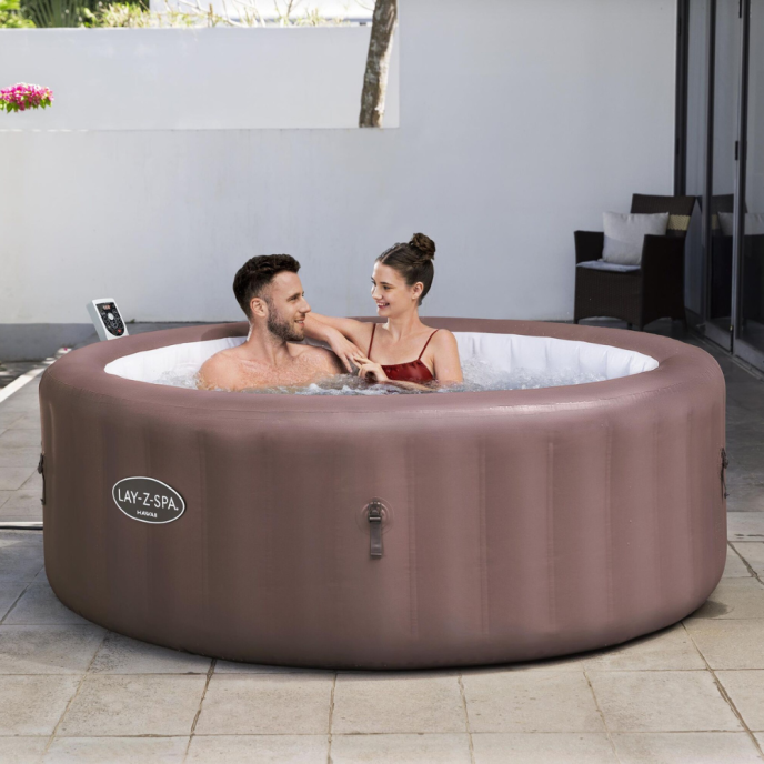Spa gonflable Lay-Z-Spa Hawaii rond (4 à 6 places) - Wifi