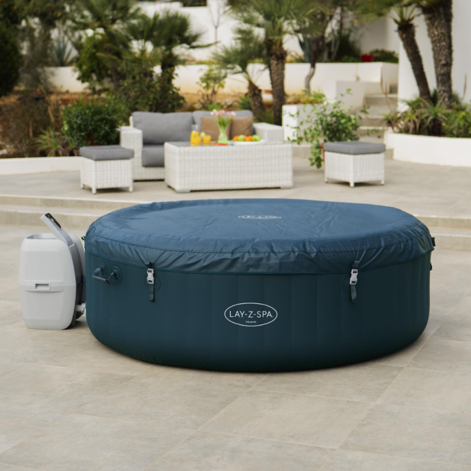 Spa gonflable Lay-Z-Spa Miami rond (4 à 6 places)