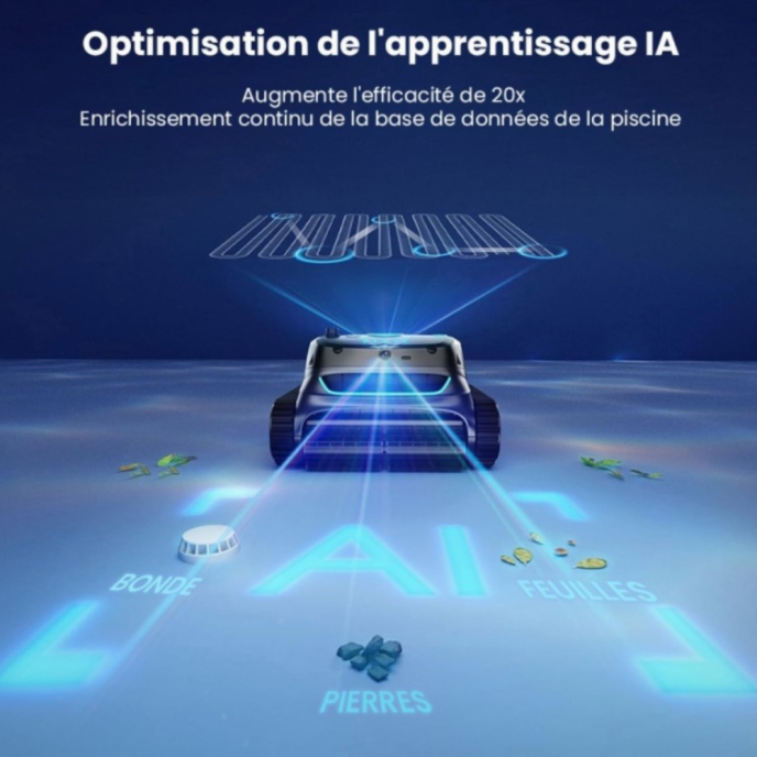 Robot piscine sans fil Wybot S2 Vision