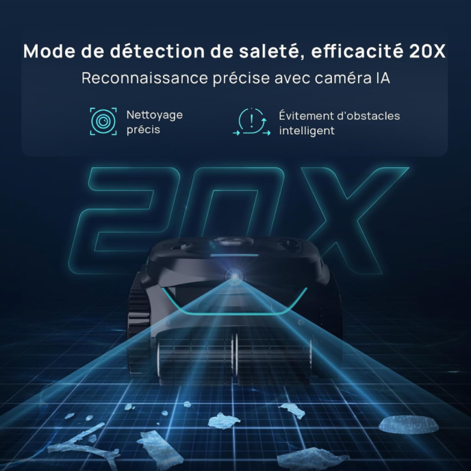 Robot piscine sans fil Wybot C2 Vision