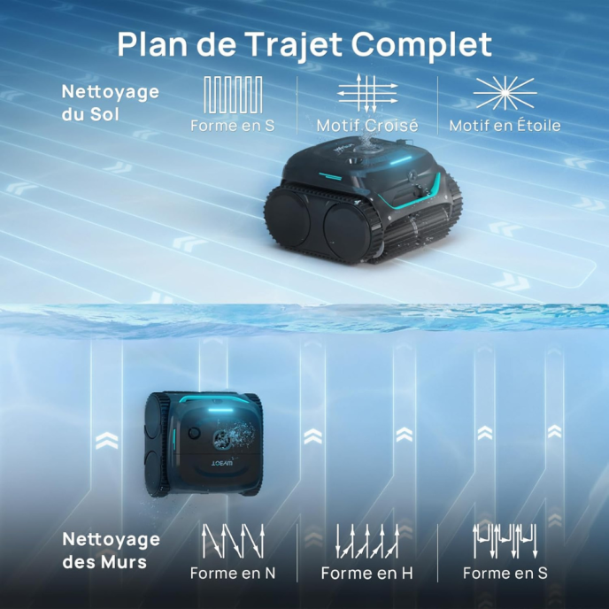 Robot piscine sans fil Wybot C2 Vision