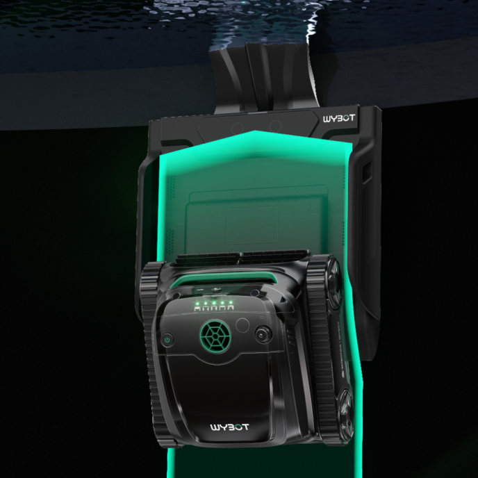 Robot piscine sans fil Wybot S2 Solar Vision