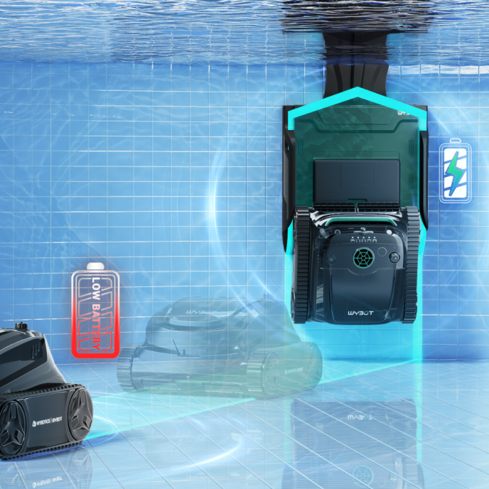 Robot piscine sans fil Wybot S2 Solar Vision