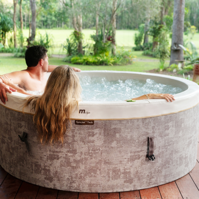 Spa semi-rigide MSpa Cocoon rond (4 à 6 places) - Wifi