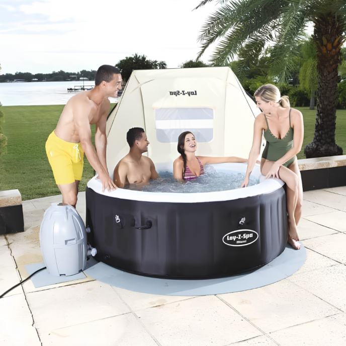 Auvent pour spa Bestway