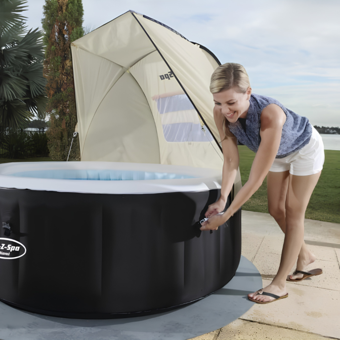 Auvent pour spa Bestway