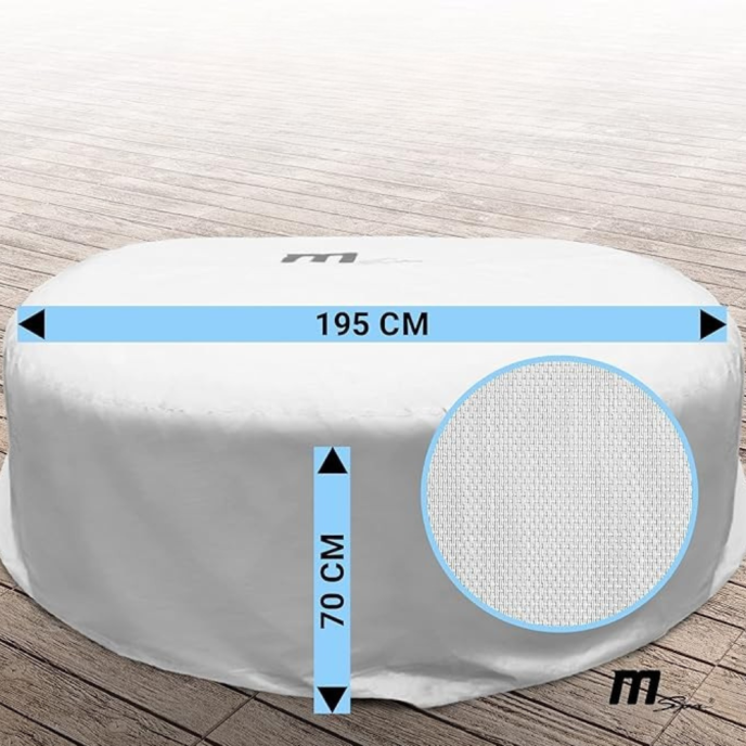 Bâche de protection pour spa gonflable MSPA 2 places