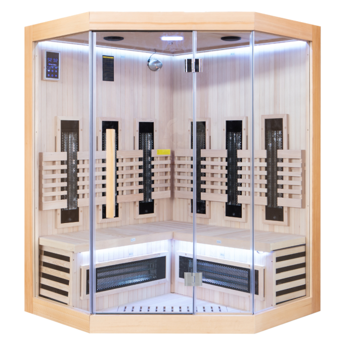 Sauna infrarouge Sense angulaire 2 à 3 places