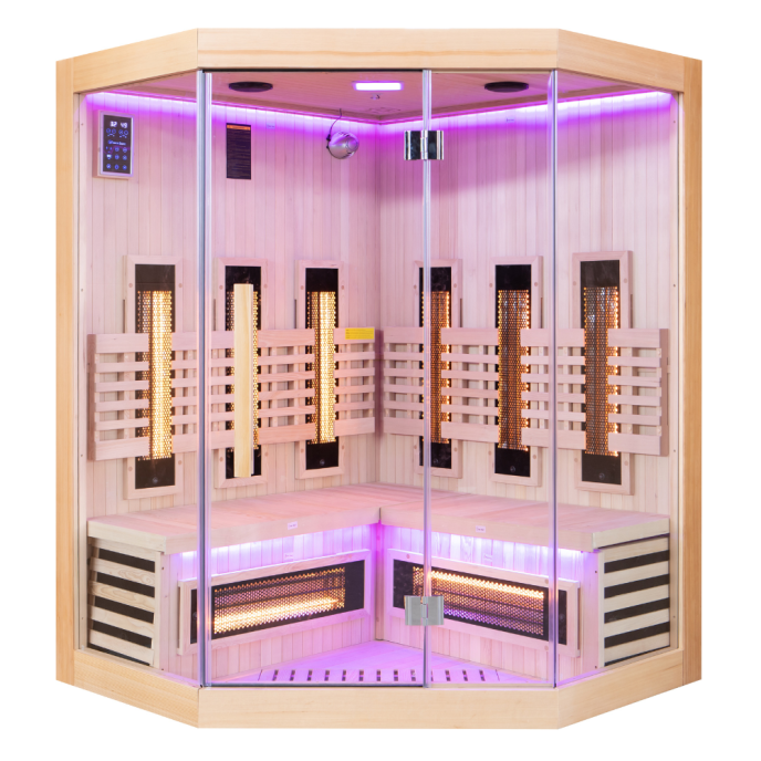 Sauna infrarouge Sense angulaire 2 à 3 places