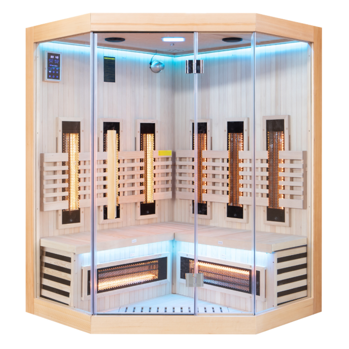 Sauna infrarouge Sense angulaire 2 à 3 places