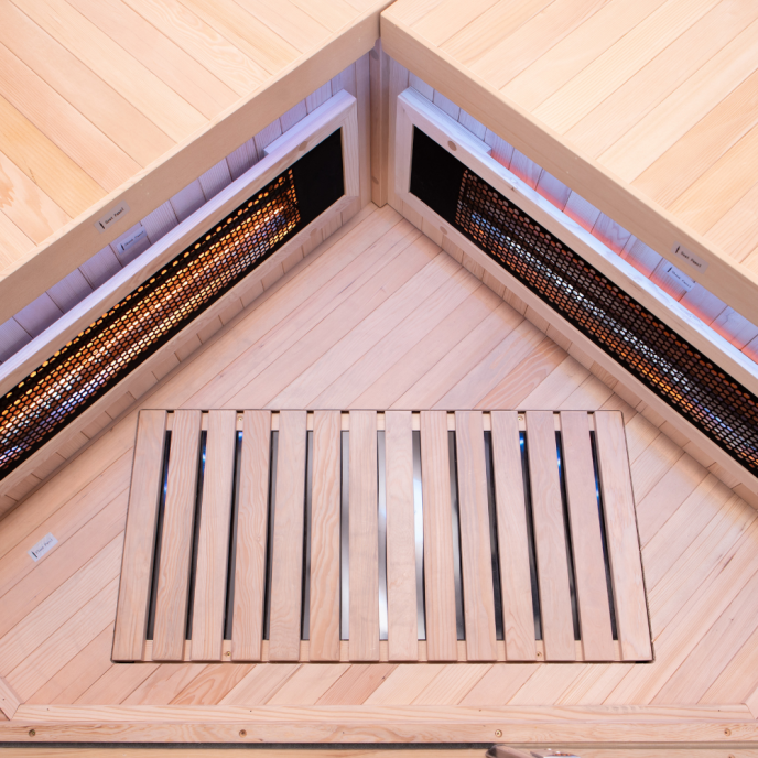 Sauna infrarouge Sense angulaire 2 à 3 places